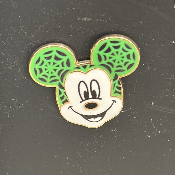 BaubleBar X Disney MICKEY MOUSE Halloween Glow in the Dark Spiderweb Earrings - Picture 2 of 7